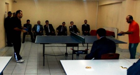 Iğdır’da hükümlülerarası masa tenisi turnuvası düzenlendi