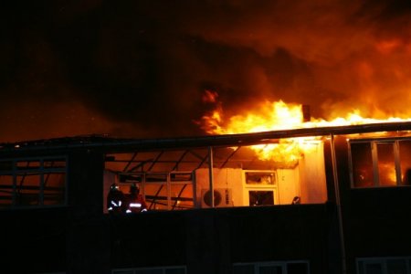 Iğdır'da meydana gelen yangın, paniğe neden oldu