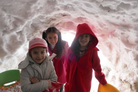 'İglo'da karne heyecanı