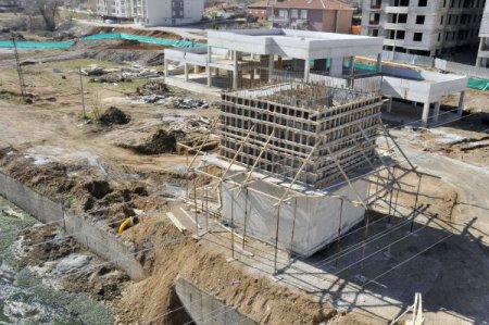 İkizarası Kent Parkı Projesi çalışmaları aralıksız sürüyor