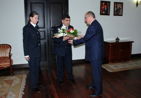 İl Emniyet Müdürü Durmuşlar, Vali Özçimen'i ziyaret etti