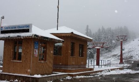 Ilgaz Dağı'nda Kar Kalınlığı 25 Santimetreye Ulaştı