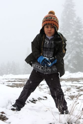 Ilgaz Dağı'nda Kar Kalınlığı 25 Santimetreye Ulaştı