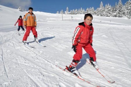 Ilgaz'da kayak sezonu için resmi açılış yapıldı