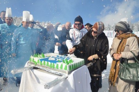 Ilgaz'da kayak sezonu için resmi açılış yapıldı