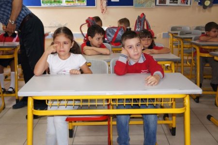 İlk ders zili minikler için çaldı