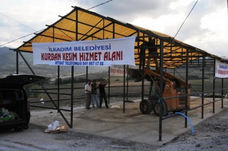 İlkadım’da kurban kesim yerleri bayrama hazır
