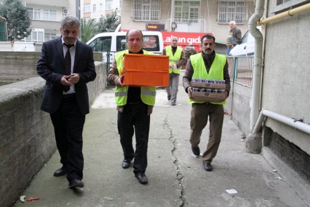 İlkadım'ın taziye ekibi acılara ortak oluyor