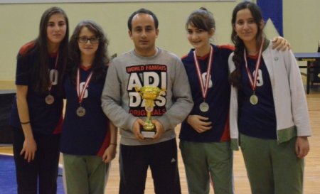 İlkbaharlı masa tenisi kız takımı, Türkiye şampiyonasına katılmaya hak kazandı