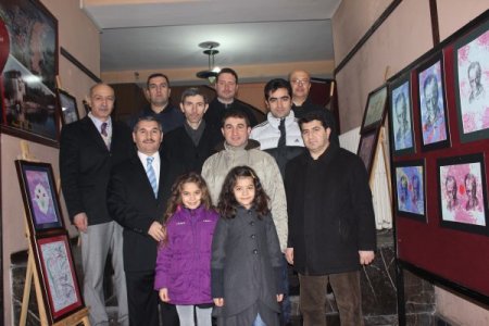 İlköğretim Öğrencilerinin Ebru Sergisi Törenle Açıldı