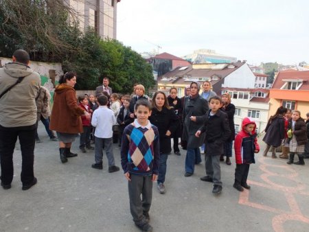 İlkokulda korkutan yangın