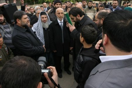 İncirlik önünde 'Mescit basan ABD askerleri bulunsun' eylemi