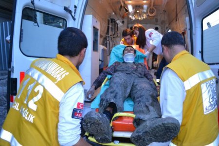 İnşatta göçük: 1 ölü, 3 yaralı