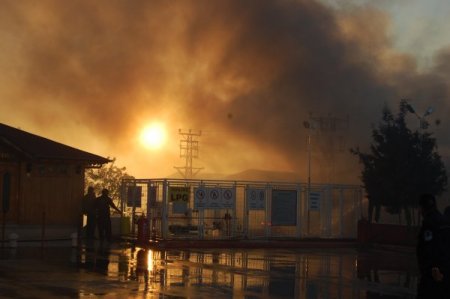 İplik Fabrikasında Yeniden Başlayan Yangın Korkuttu