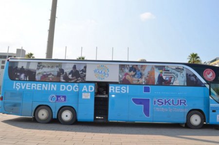 İŞ-KUR’un gezici hizmet aracı İskenderun’da