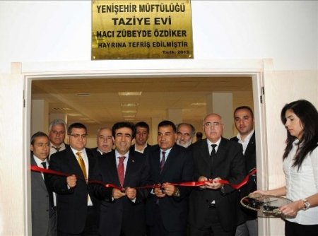 İşadamının yaptırdığı konferans solonu ve taziye evi açıldı