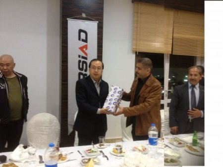 İscehisarlı mermer üreticileri Çin'den gelen heyeti ağırladı