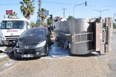 Işık ihlali zincirleme kazaya neden oldu