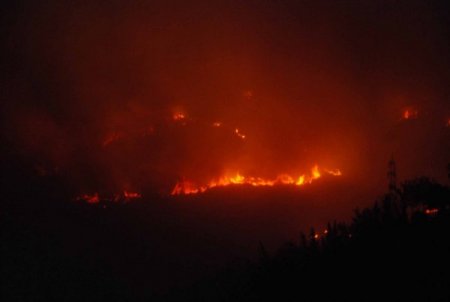 İskenderun'da çıkan yangın hala devam ediyor