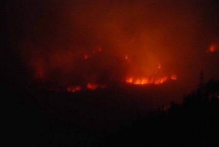 İskenderun'da çıkan yangın hala devam ediyor