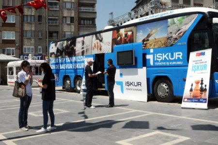 İşkur Otobüsü Sivas’ta Faaliyetine Başladı