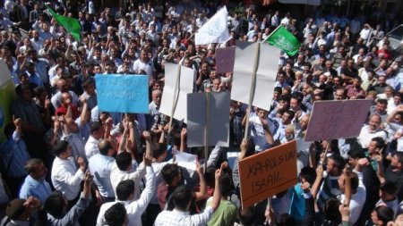 İslam'a yapılan hakaret Bitlis'te protesto edildi