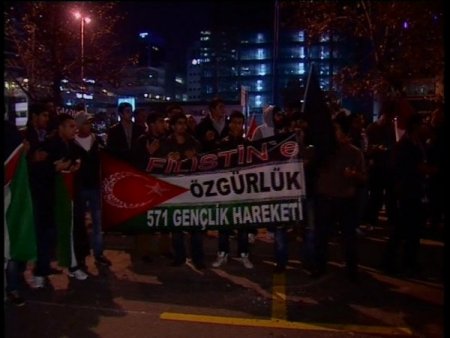 İsrail, İstanbul'da protesto edildi