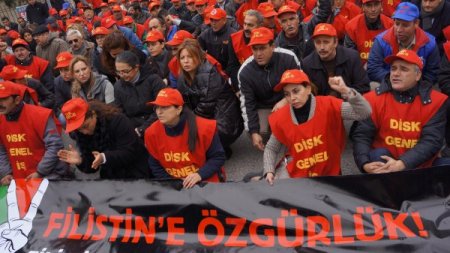 İsrail Büyükelçiliği önünde 'Gazze' protestosu