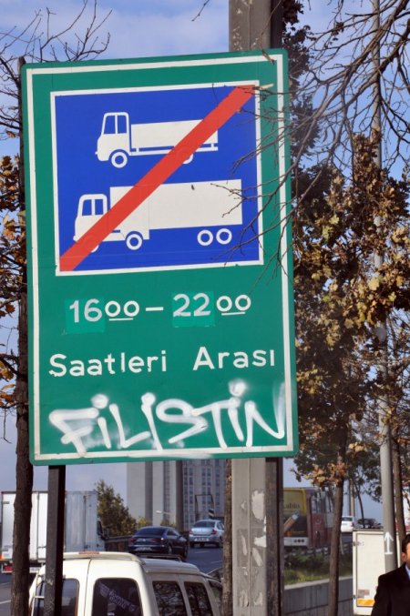 İsrail Konsolosluğu önünde protesto eylemi