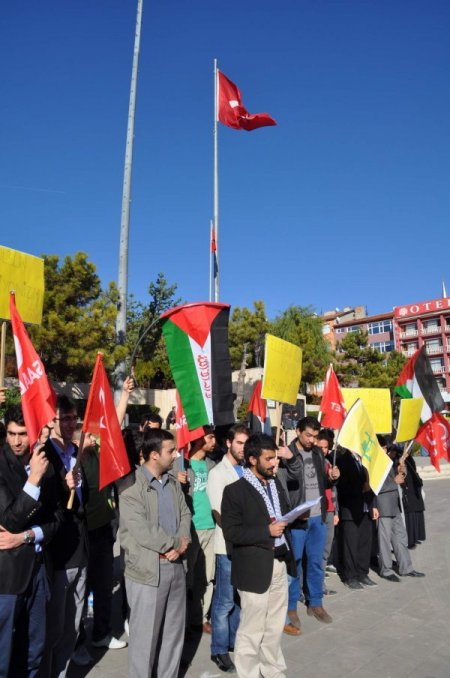 İsrail’in Gazze saldırısı Yozgat’ta protesto edildi