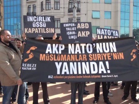 İsrail’in Suriye saldırısı Taksim’de protesto edildi