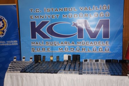 İstanbul polisinden kaçak telefon operasyonu