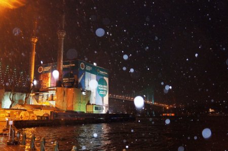 İstanbul’da lapa lapa kar yağdı
