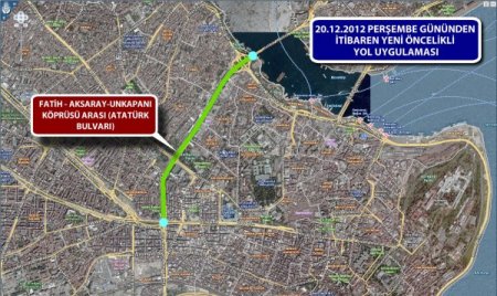 İstanbul’da ‘öncelikli yol’ uygulaması yaygınlaşıyor