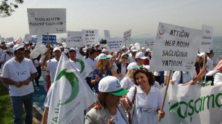 İstanbullular obeziteye karşı yürüdü