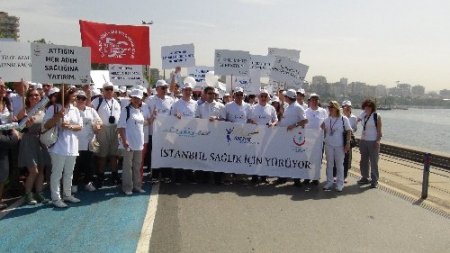 İstanbullular obeziteye karşı yürüdü