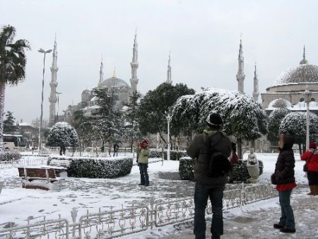 İstanbul'un Turistik Mekanlarından Kar Manzaraları