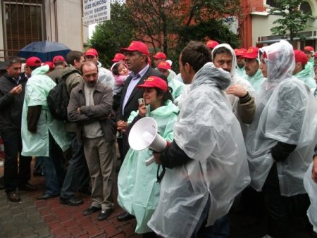 İşverenin Evine Yürüyen İşçilere Polis Engeli