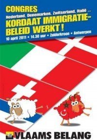 İsviçre’den Sonra Belçika’da Koyunlu Afiş Tahriki