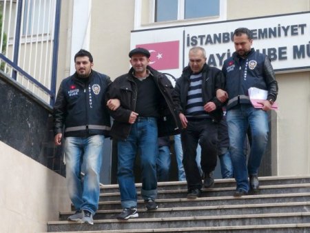 İthal hırsızlar güvenlik kamerasında