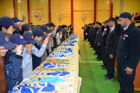 İzciler, 5 günlük kampın ardından yemin etti