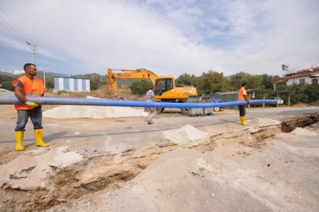 İzmir Büyükşehir, Özdere'ye 5 milyon liralık içme suyu yatırımı yapıyor