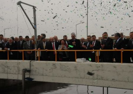 İzmir Büyükşehir Belediyesi'nin Arıtma Tesisini Bakan Eroğlu Açtı