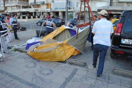 İzmir’de Gezi Parkı eylemcilerinin çadırlarına operasyon: 34 gözaltı