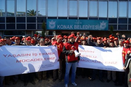İzmir'de Konak Belediyesi'ne Grev Kararı Asıldı
