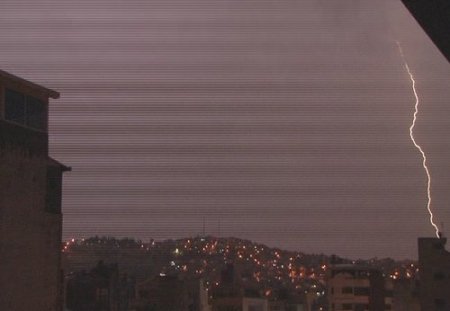 İzmir'de şimşeklerin dansı