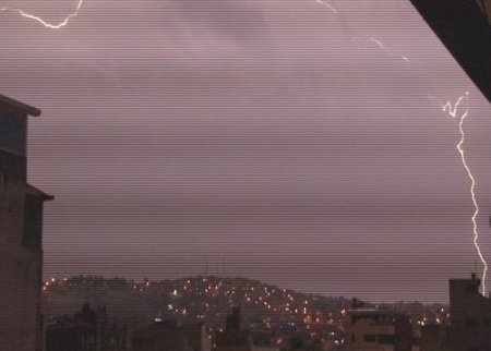 İzmir'de şimşeklerin dansı