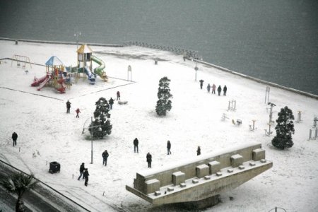 İzmir'den Kar Manzaraları