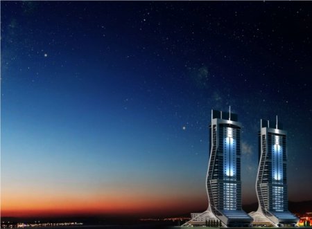 İzmir'in İkiz Kulelerinin Yapımına Başlandı