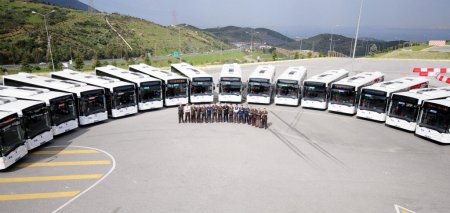 İzmir'in toplu ulaşım filosuna 45 yeni otobüs katıldı
